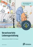 Vorschau - Stundenentwürfe - Verantwortete Lebensgestaltung - Stationenlernen Ethik 9./10. Klasse - Deckblatt