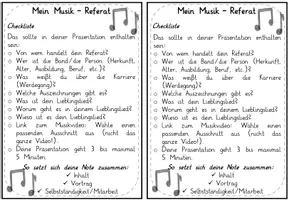 Vorschau - Audio-Dateien - Checkliste und Bewertungsraster - Deckblatt