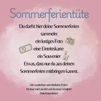 Vorschau - Mal- und Bastelvorlagen - Sommerferientüte- Verabschiedung in die Ferien/Ferienreflexion - Seite 3