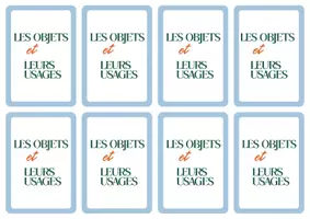 Aperçu - Cartes / Images - Association objets et usages - cycle 1 - Page de couverture