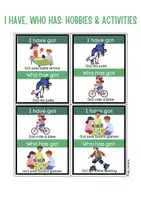 Vorschau - Bildkarten - I HAVE GOT, WHO HAS GOT HOBBIES & ACTIVITIES - Seite 2