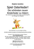 Vorschau - Anderer Materialtyp - Spiel Osterlieder! Die schönsten neuen Kinderlieder zu Ostern - Das Liederbuch - Seite 1