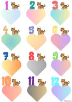 Vorschau - Lehrpläne/Lehrermaterial - Geburtstagskalender Tigerklasse - Seite 3