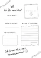 Vorschau - Anderer Materialtyp - Steckbrief zum Vorstellen im Kollegium - Seite 2