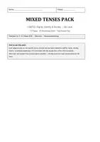 Vorschau - Arbeitsblätter - B2--180 Seiten--Ready to print--Mixed Tenses in Action CLIL - Seite 1