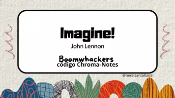 Vista previa - Refuerzo / NEE / Materiales de apoyo - Imagine! Jhon Lennon Acompañamiento instrumental colores - Portada