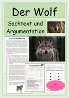 Vorschau - Stundenentwürfe - Materialpaket Sachtexte "Tiere" und einen informierenden Text verfassen - Seite 1
