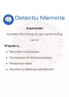 Vista previa - Refuerzo / NEE / Materiales de apoyo - FUNCIONS EXECUTIVES - MOSTRA. Memòria de treball - página 3