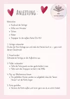 Vorschau - Mal- und Bastelvorlagen - Muttertag | Muttertagskarte | Muttertagsgeschenk - Seite 1