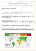 Vorschau - Arbeitsblätter - Globale Disparitäten am Beispiel von Hunger – Warum hungern Menschen? - Seite 3