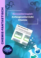 Vorschau - Spiele - Kennenlern-Spiel: Anfangsunterricht Chemie - Deckblatt