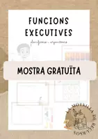 Vista previa - Refuerzo / NEE / Materiales de apoyo - FUNCIONS EXECUTIVES - MOSTRA. Planificació i organització - Portada