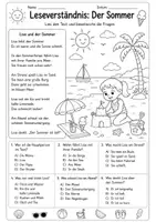 Vorschau - Arbeitsblätter - 7 Leseverständnis-Arbeitsblätter (DaZ / Grundschule) - Seite 2