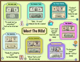 Aperçu - Feuilles d'exercices - Money Adventures for Kids: Coins, Bills & Budgeting + Posters - Page 1