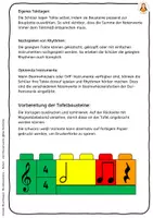 Vorschau - Arbeitsblätter - Tafelmaterial: Notenbausteine - Noten und Pausen im 2/4, 3/4 und 4/4-Takt - Seite 3