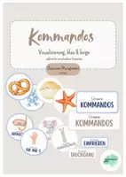 Vorschau - Poster - Kommandos, Ruhesignale Visualisierung blau&beige | Classroom-Management - Deckblatt