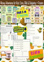 Aperçu - Feuilles d'exercices - Money Adventures for Kids: Coins, Bills & Budgeting + Posters - Page de couverture