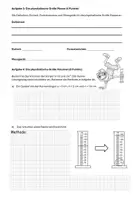 Vorschau - Arbeitsblätter - Leistungskontrolle Physik: Aggregatzustände, Masse & Volumen (inkl. Lösungen) - Seite 1
