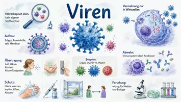 Vorschau - Arbeitsblätter - Arbeitsblatt "Virus" + Onlineübung & MP3 + Infografik - Seite 2