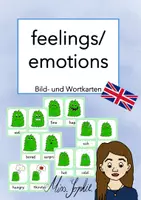 Vorschau - Arbeitsblätter - feelings, emotions - Materialpaket - Seite 1