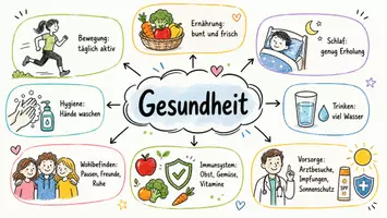 Vorschau - Arbeitsblätter - Arbeitsblatt zum Thema "Gesundheit" + Onlineübung & MP3 + Infografik - Seite 2