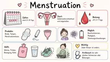 Vorschau - Arbeitsblätter - Lernposter + Arbeitsblätter zum Thema "Menstruation" + Lösung & MP3 + Mindmap + Infografik - Seite 2