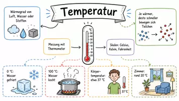 Vorschau - Arbeitsblätter - Arbeitsblatt "Temperatur" + Onlineübung & MP3 + Infografik - Seite 2