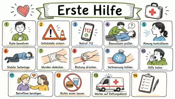 Vorschau - Arbeitsblätter - Lernposter + Arbeitsblätter zum Thema "Erste Hilfe" + Lösung & MP3 + Mindmap + Infografik - Seite 2