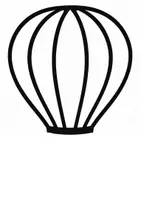 Vorschau - Mal- und Bastelvorlagen - Fensterbild - Heißluftballon - Kappadokien - Türkei - Seite 2
