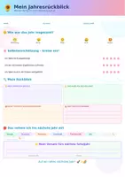Vorschau - Anderer Materialtyp - Jahresrückblick und Feedbackbögen zum Schulschluss - Seite 2