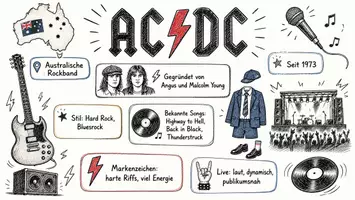 Vorschau - Arbeitsblätter - Lernposter + Arbeitsblätter zum Thema "AC/DC" + Lösung & MP3 + Mindmap + Infografik - Seite 2