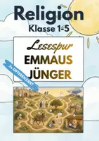 Vorschau - Interaktives Material - Emmaus-Jünger | Interaktive Lesespur | 3-fach differenziert | Ostern & Auferstehung | Förderschule, Grundschule & Sek I | Klasse 1-5 - Deckblatt