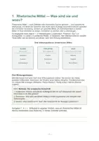 Vorschau - Stundenentwürfe - Übungsheft Deutsch Klasse 9/10: Rhetorische Mittel erkennen, benennen und deuten - Seite 2