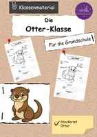 Vorschau - Arbeitsblätter - Steckbrief Otter & Otterklasse Ideen - Deckblatt