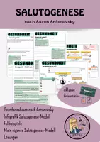 Vorschau - Arbeitsblätter - Gesundheit - Salutogenese nach Antonovsky - Deckblatt