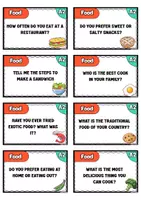 anteprima - Materiale interattivo - Let's talk! A2 Food Conversation Cards - Pagina 2