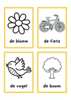 Voorbeeld - Werkwoord en onderwerp kaartjes - Pagina 1