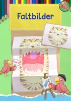 Vorschau - Mal- und Bastelvorlagen - Kunst Grundschule, Faltbilder malen - Deckblatt