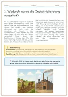 Vorschau - Arbeitsblätter - Industrialisierung - in einfacher Sprache - Seite 3