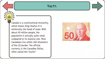 Vorschau - Präsentationen/Tafelbilder - Welcome to Canada - Präsentation Deckblatt - Seite 3