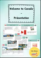 Vorschau - Präsentationen/Tafelbilder - Welcome to Canada - Präsentation Deckblatt - Deckblatt