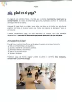Vista previa - Hojas de trabajo - Yoga en el aula – Incluye 15 fichas de posturas + guía docente - página 3