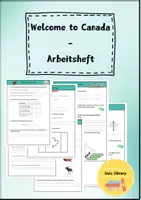 Vorschau - Arbeitsblätter - Welcome to Canada - Arbeitsheft - Deckblatt