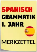 Vorschau - Merkblätter - Spanisch Grammatik Grundlagen - 1. Lernjahr - Deckblatt