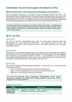 Vorschau - Arbeitsblätter - Sexuell übertragbare Krankheiten – HIV, AIDS & Geschlechtskrankheiten - Seite 1