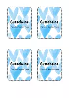 Vorschau - Mal- und Bastelvorlagen - Vatertag - personalisierte Gutscheine zum Beschriften - Seite 3