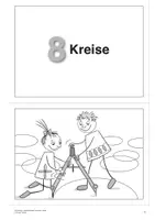 Vorschau - Arbeitsblätter - Geometrisches Zeichnen: Kreise - Lernkarten für den inklusiven Unterricht - Seite 1