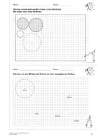 Vorschau - Arbeitsblätter - Geometrisches Zeichnen: Kreise - Lernkarten für den inklusiven Unterricht - Seite 2