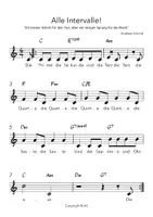 Vorschau - Arbeitsblätter - Lieder zum erarbeiten von Musiktheorie - Seite 1