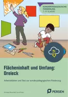 Vorschau - Arbeitsblätter - Flächeninhalt und Umfang: Dreieck - Arbeitsblätter und Test zur sonderpädagogischen Förderung - Deckblatt